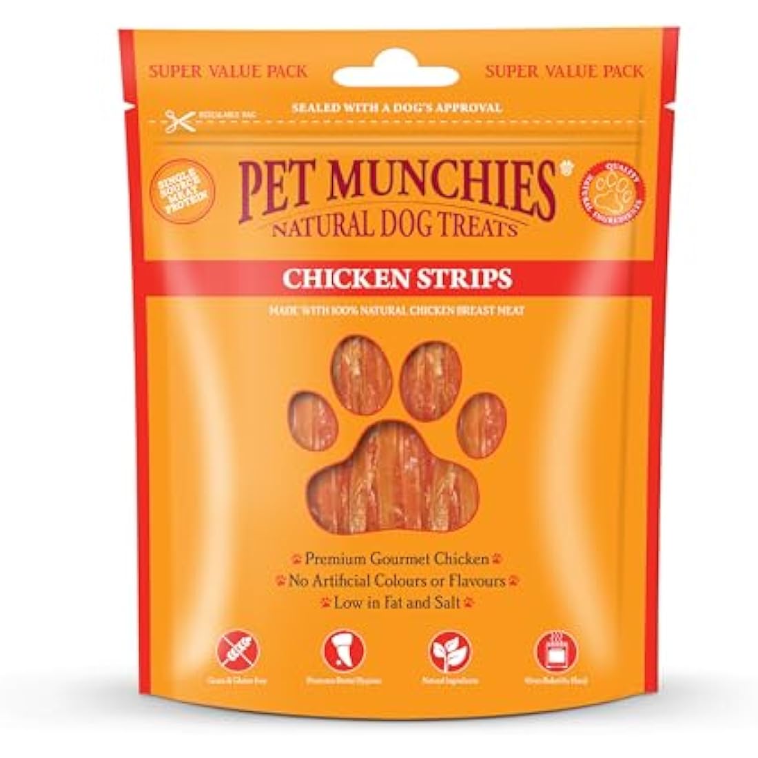 Pet Munchies Chicken Strips Dog Treats – Natural High Protein 320g