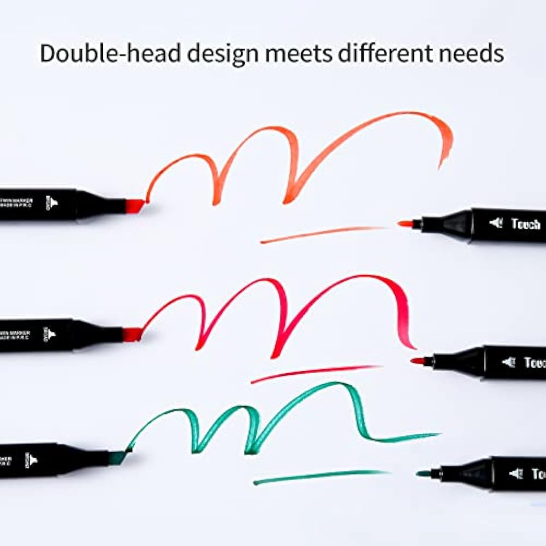 SOSINYA 168 Colors Dual Tip Art Markers Set for Drawing and Manga