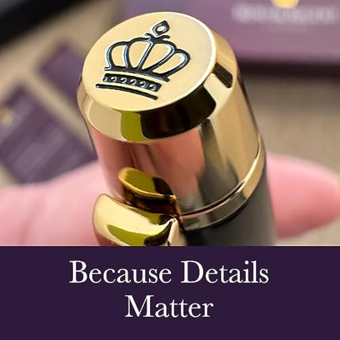 Bond & Regent Rollerball Pen – Gloss Black & 24K Gold Luxury Gift
