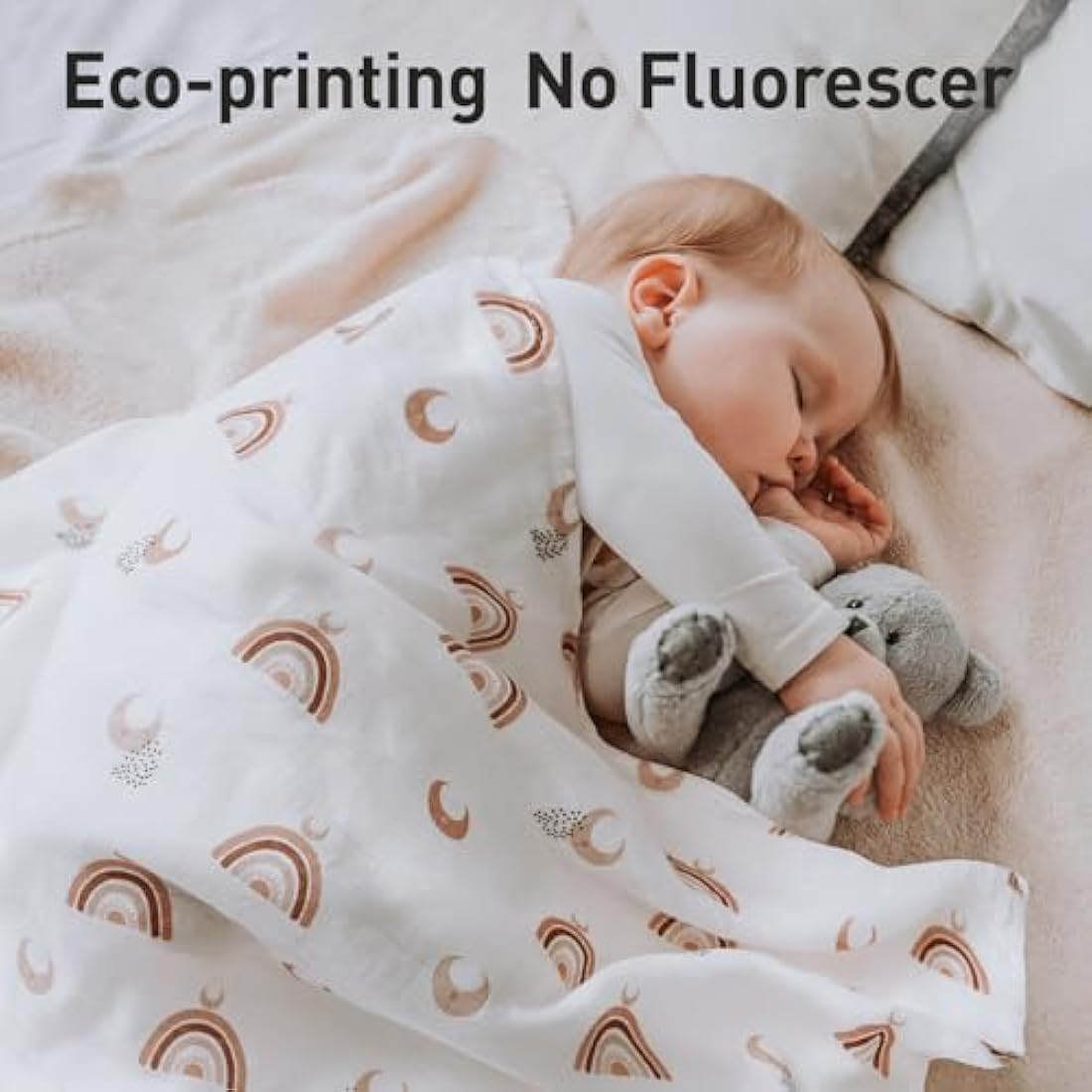Bamboo Muslin Squares - 6 Pack 70x70cm Cotton Burp Cloths