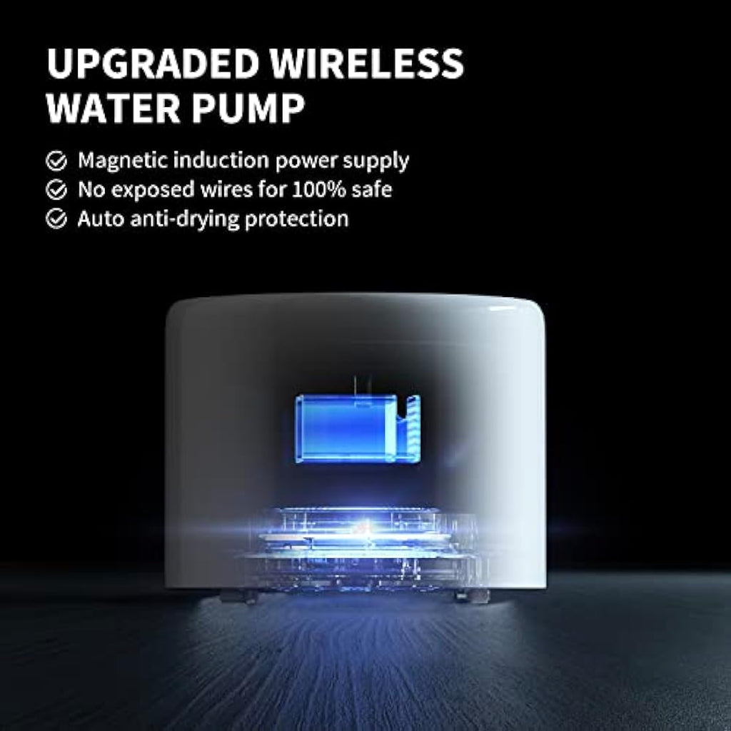 PETKIT Smart Cat Water Fountain – 1.8L Stainless Steel with App Control