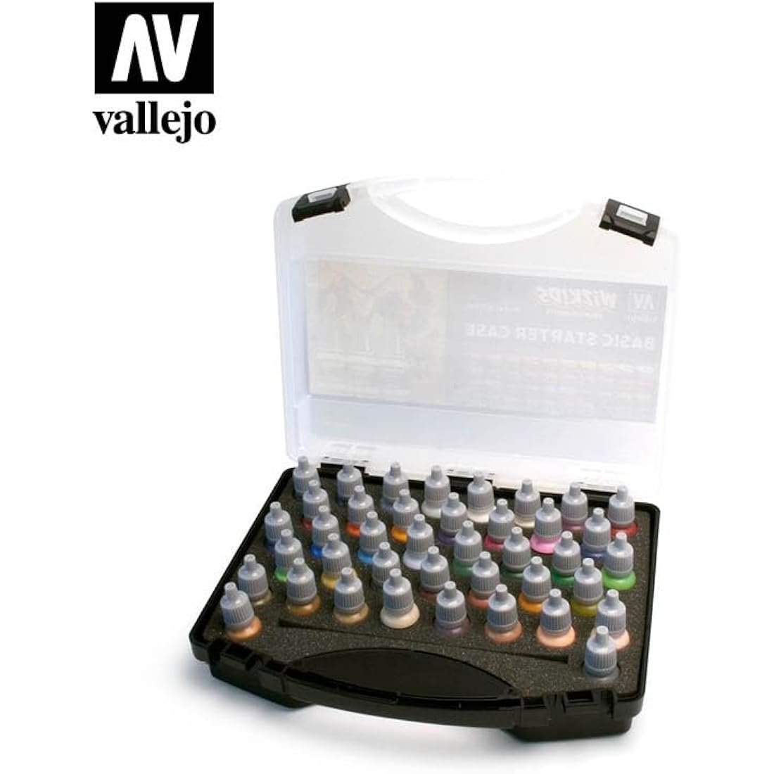 Vallejo Wizkids Basic Starter Case Model Paint Set - 40 Pack (8ml)