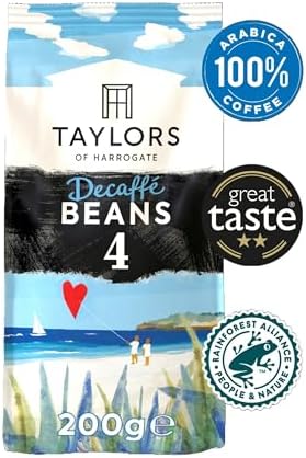 Taylors of Harrogate Decaf Coffee Beans - 100% Arabica - 6 x 200g (1.2kg)
