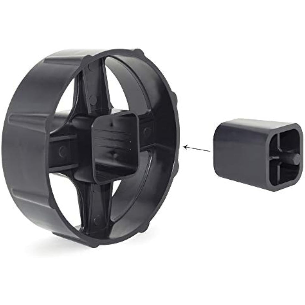 Rapesco 500 Heavy Duty Desktop Tape Dispenser with 2 Rolls | White