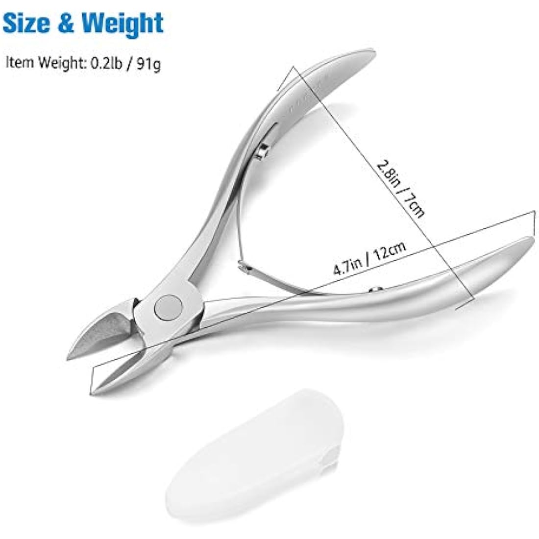 FERYES Heavy Duty Toenail Clippers | Stainless Steel for Thick Nails