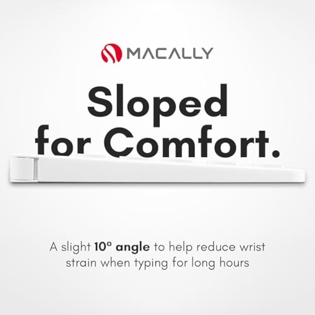 Macally Bluetooth Numeric Keypad – Rechargeable 18-Key Wireless Numpad