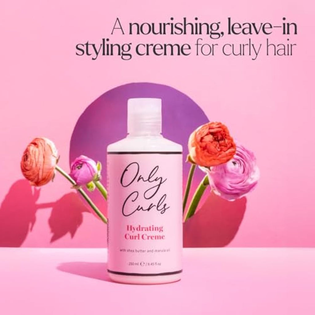 Only Curls Styling Bundle | Curl Cream & Enhancing Gel Set | 250ml x2