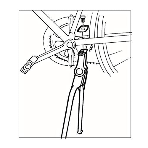 FISCHER Jumbo Two-Legged Stand for E-Bikes & Tandems, 80kg, 27-28"