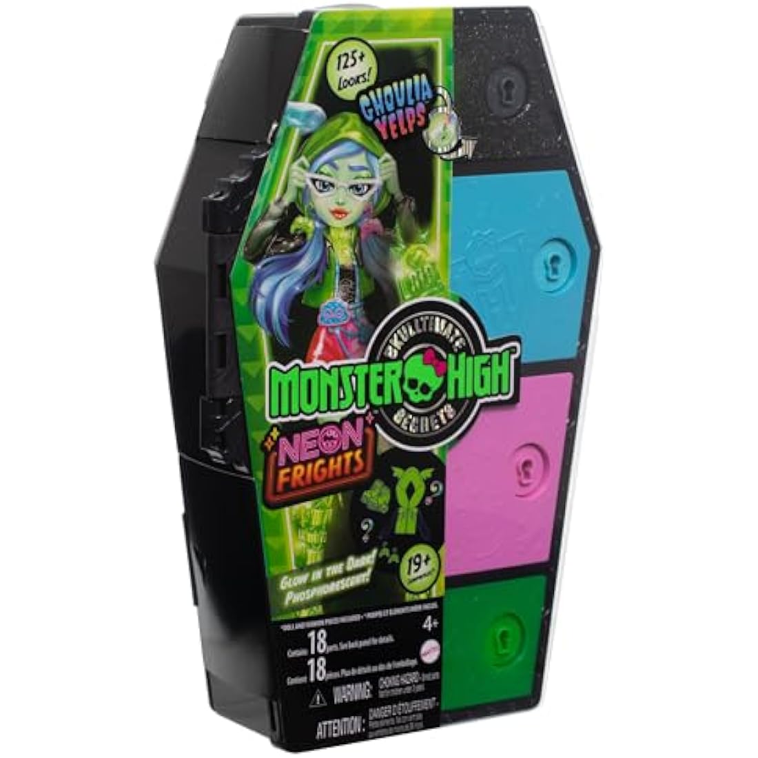 Monster High Ghoulia Yelps Doll – Skulltimate Secrets Neon Frights Locker