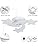 Comely 30W Star LED Ceiling Light – Dimmable Modern White Chandelier