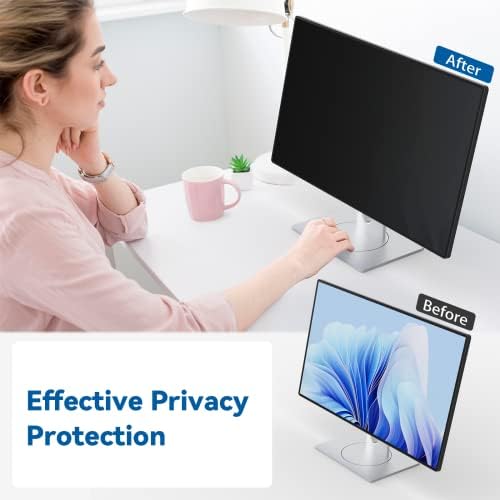 IPROKKO 22 Inch Computer Privacy Screen Filter | Anti-Blue Light & Glare
