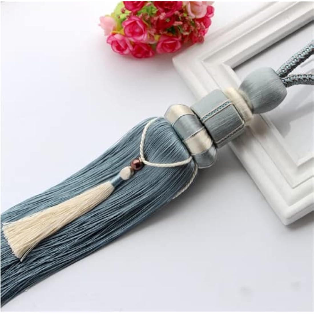 Handmade Tassel Curtain Tiebacks | 1 Pair Decorative Holdbacks