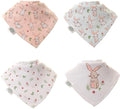 Ziggle Bandana Dribble Bibs – Cotton Front Baby Bibs for 0-24 Months