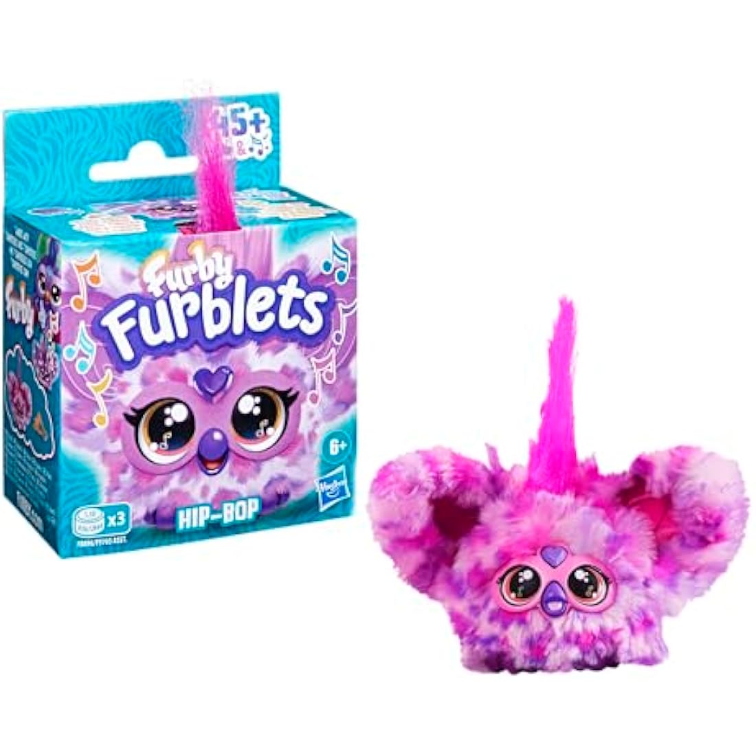 Furby Furblets Hip-Bop Mini Electronic Plush Toy | Pink Hip Hop