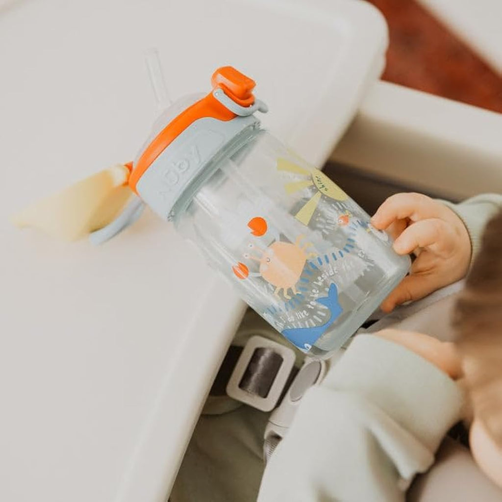 Nuby Super Straw No-Spill Toddler Sippy Cup | 360ml BPA-Free Beaker