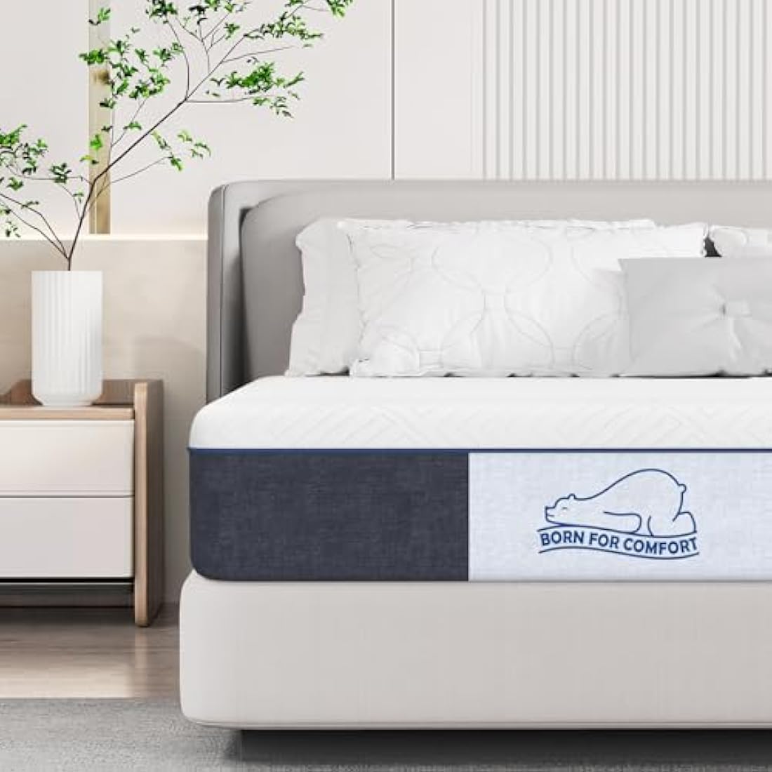 Wowttrelax 3ft Single Memory Foam Mattress | 8 Inch Gel Infused Medium Firm