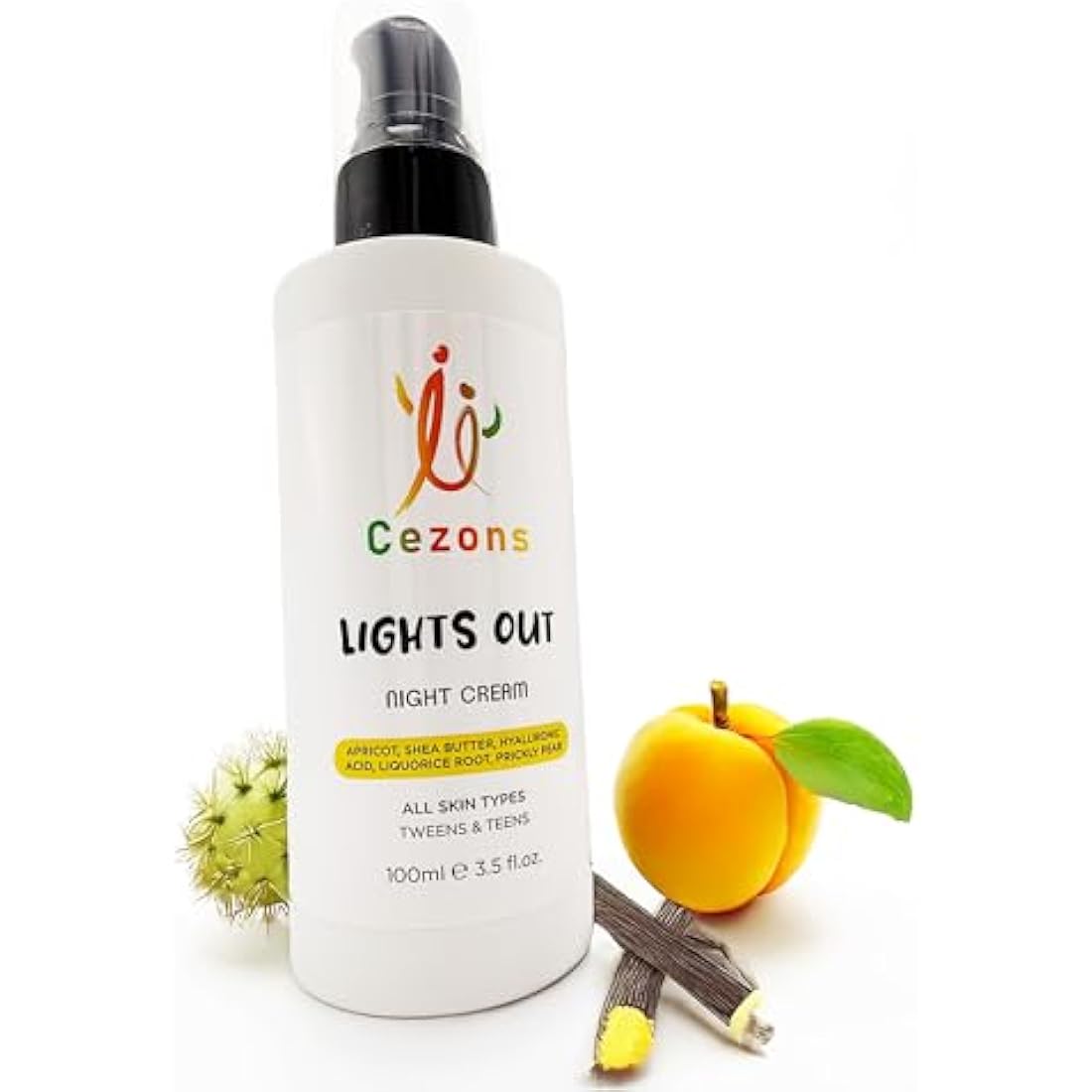 Cezons Lights Out Night Cream – Gentle Hyaluronic Acid Kids Moisturiser