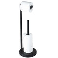 YUET Freestanding Toilet Roll Holder | Stainless Steel 5-Roll Storage Stand