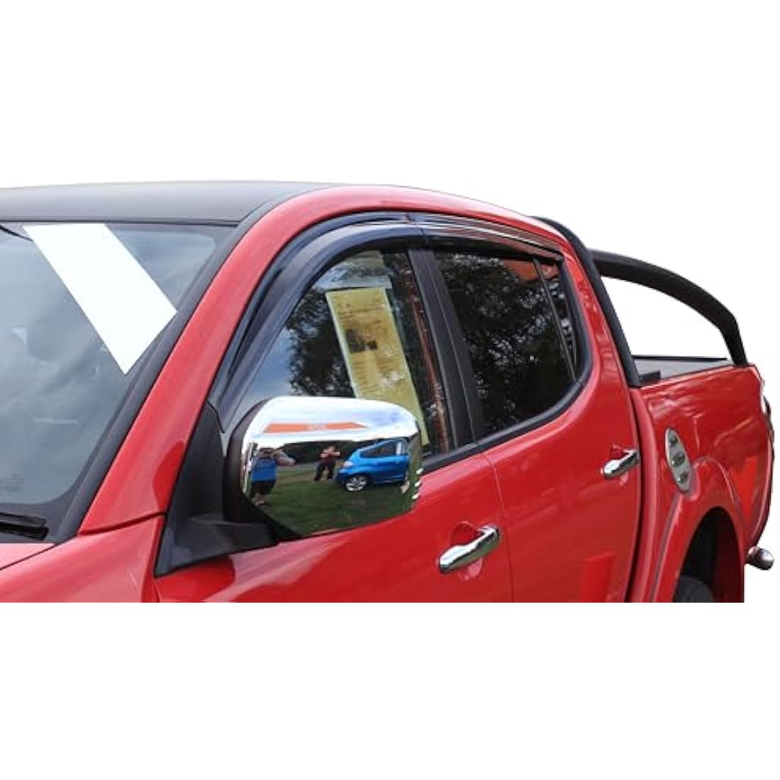 Auto Clover Wind Deflectors for Mitsubishi L200 2006-2015 Double Cab