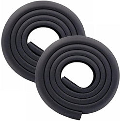 M2cbridge Extra Thick Foam Edge Guard | Baby Safety Bumper - Black 13ft