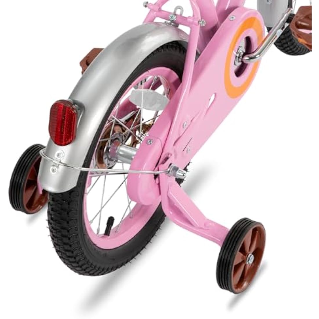 STITCH Retro Kids Bike for Girls | 12-18 Inch Steel Bicycle with Basket