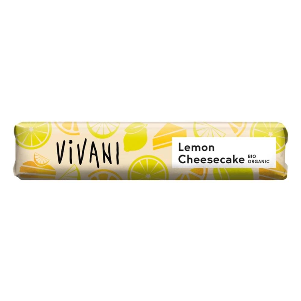 Vivani Lemon Cheesecake Milk Chocolate Bar with Yoghurt Cream - 40g