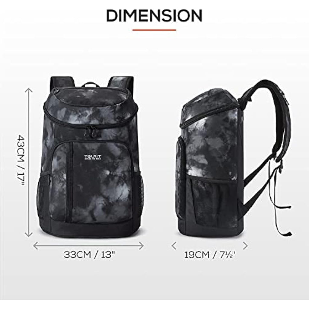 TOURIT Insulated Cooler Backpack – 30 Can Leak-Proof Lightweight Bag