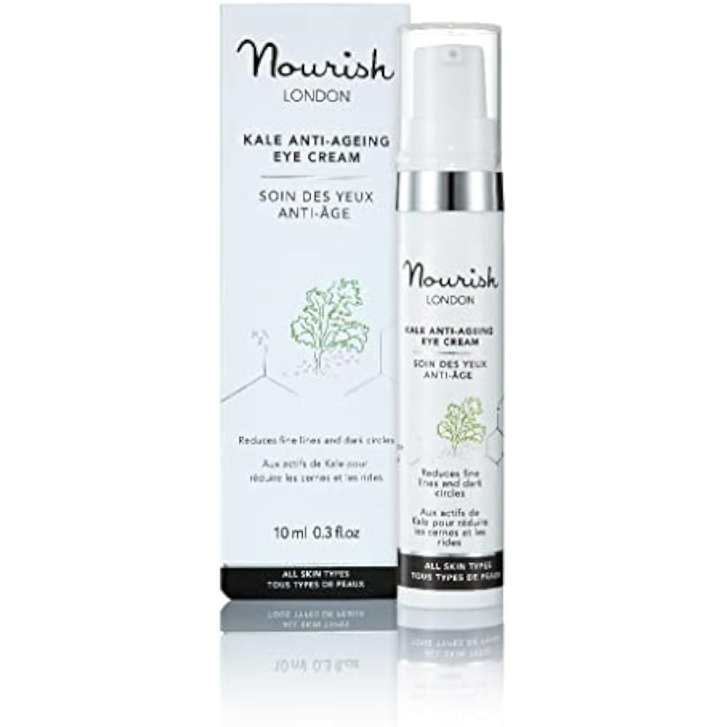 Nourish London Kale Anti-Ageing Eye Cream - Firming & Vegan - 10ml