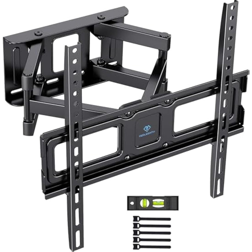 PERLESMITH Full Motion TV Wall Mount | Swivel Tilt for 26-70 Inch TVs