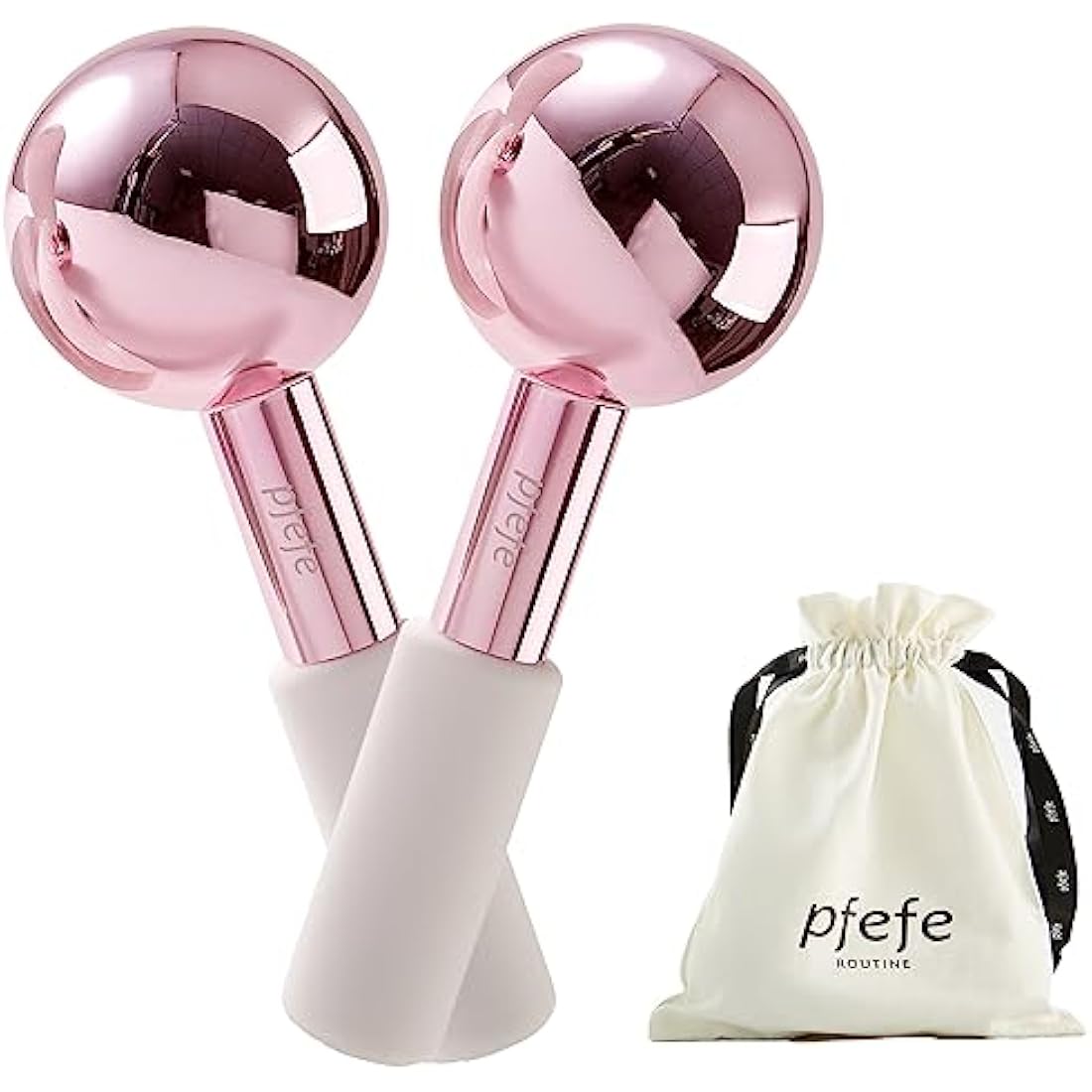 Pfefe Stainless Steel Ice Globes – Cryo Sticks for Face and Eyes