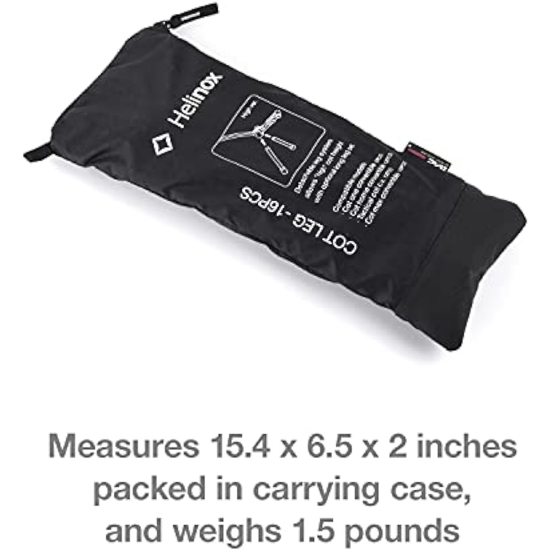 Helinox Cot Max Leg Extenders – Set of 16 Lightweight Aluminum Feet