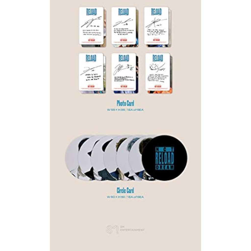 NCT Dream Reload Album Ridin Ver. - SM Entertainment K-Pop Set