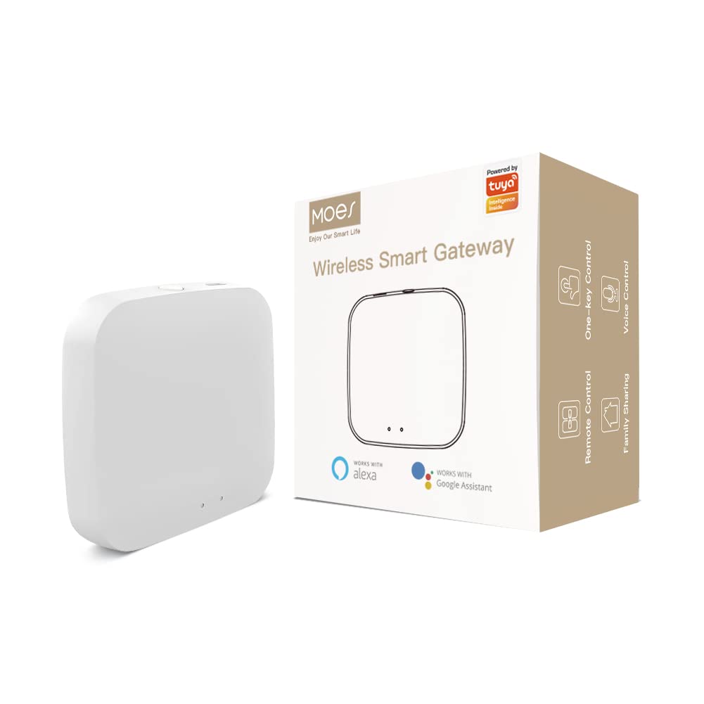 MOES Tuya Multi-Mode Smart Gateway – ZigBee and BLE Mesh WiFi Hub