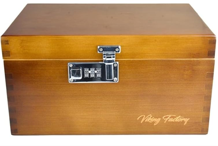 Bamboo Storage Box – Lockable Eco-Friendly Organiser Set