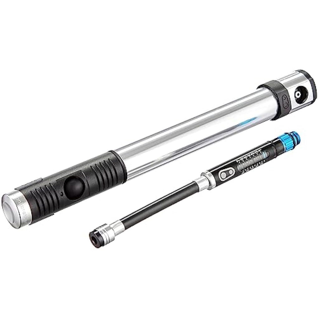 Crankbrothers Klic HV Mini Pump with Gauge and CO2 Inflator – 8 Bar
