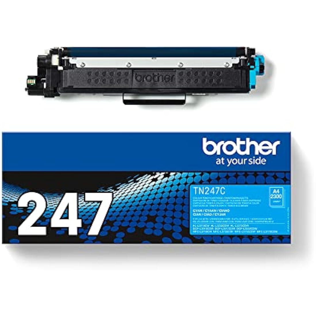 Brother TN-247C Cyan High Yield Toner Cartridge – Genuine Supplies
