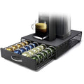 HiveNets Nespresso Vertuoline Capsule Drawer – 40 Pod Metal Storage