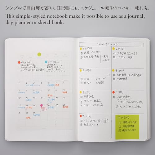 Stálogy Editor's Series 365 Days Notebook – A6 Minimalist Planner Black