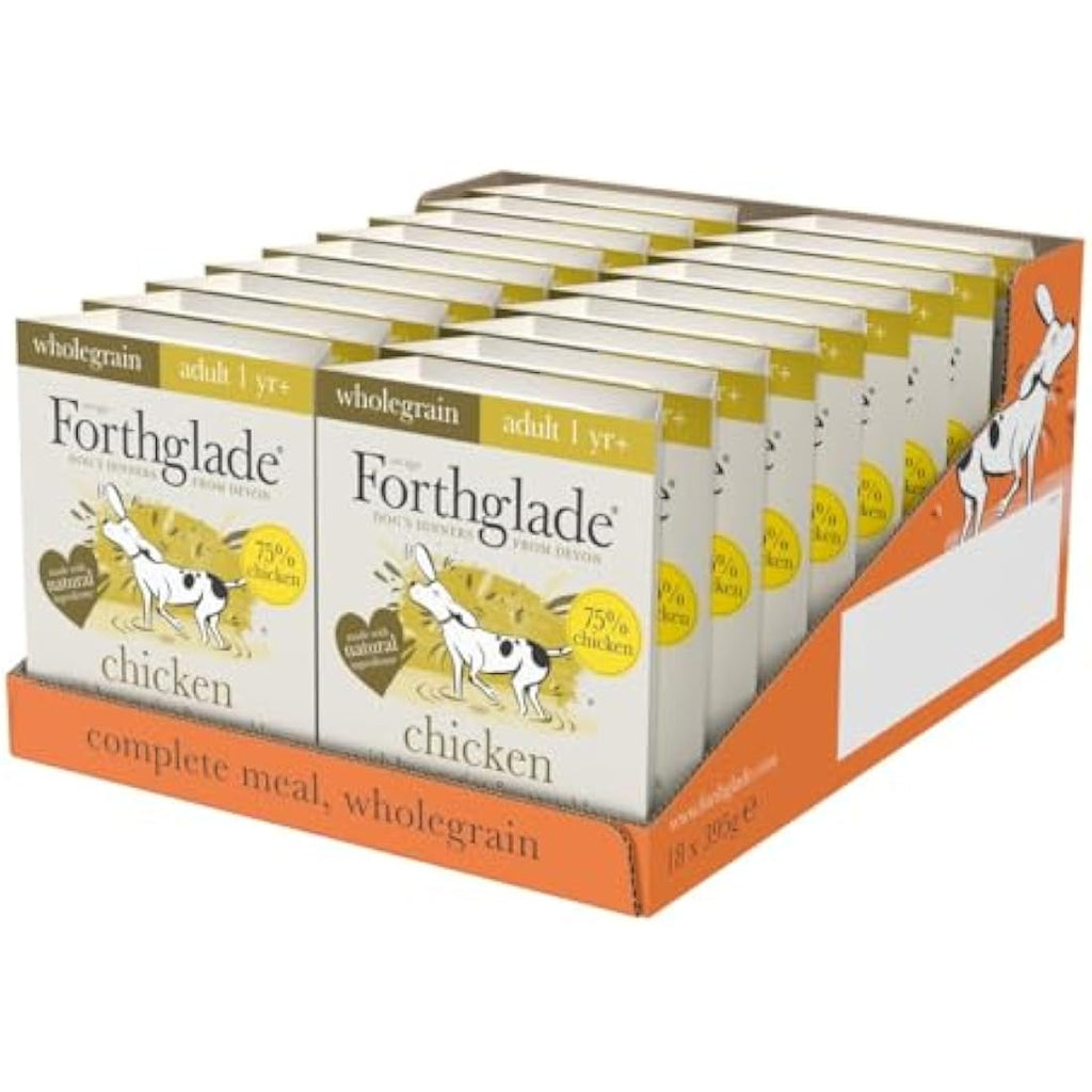Forthglade Wet Dog Food - Chicken & Oats Hypoallergenic (18 x 395g)