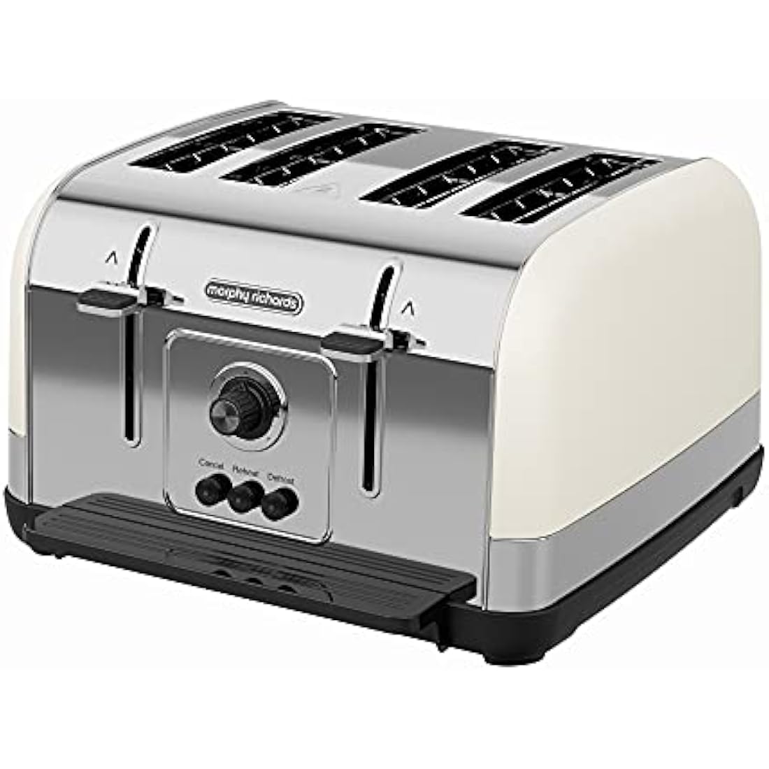 Morphy Richards Venture 4 Slice Toaster – Cream with Defrost & High Lift