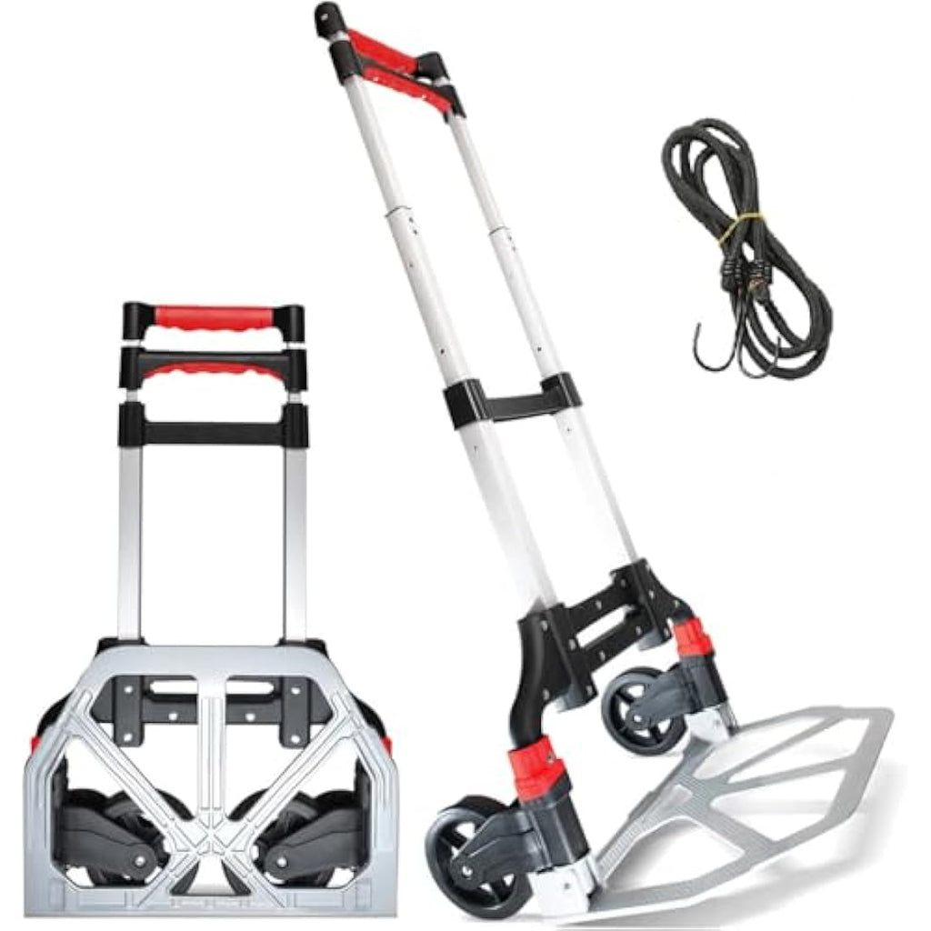 Jolof Store Heavy Duty Folding Hand Truck – 80kg Aluminium Trolley