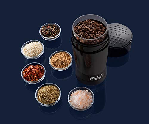 De'Longhi KG200 Electric Coffee Grinder | 90g Capacity – Black