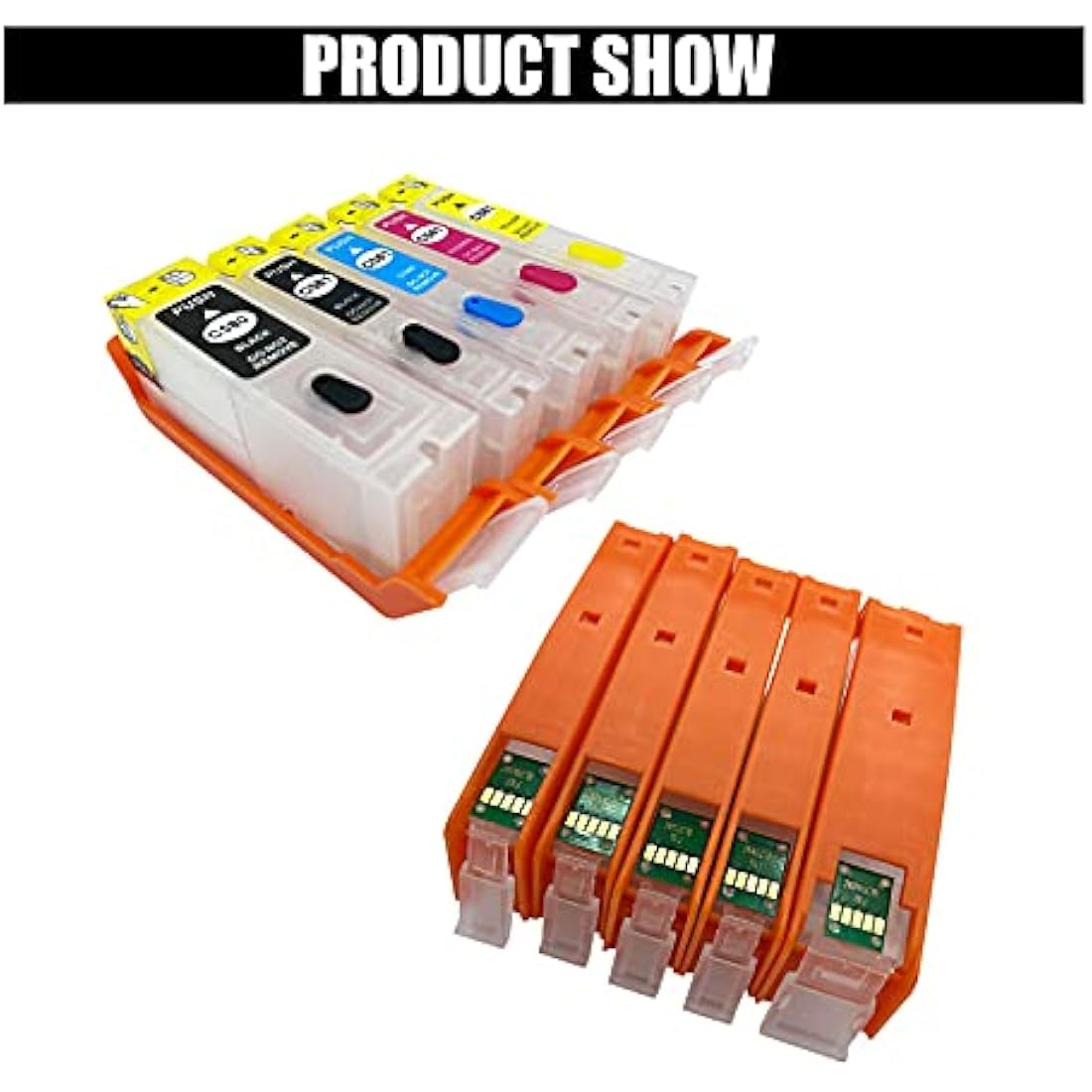 COCADEEX Ink Refill Kit for Canon PGI-580XXL CLI-581XXL PIXMA Printers