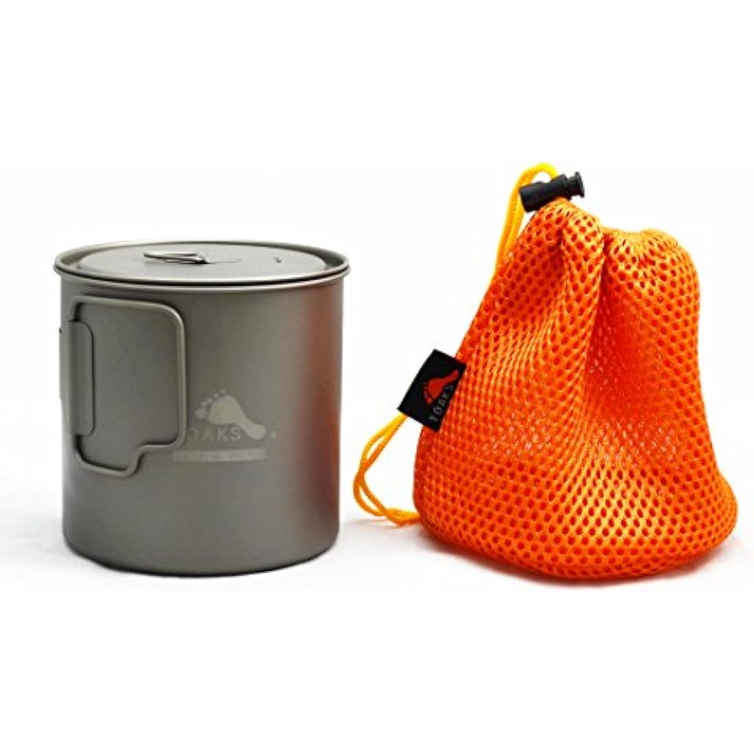 TOAKS Ultralight Titanium Camping Pot and Cup - 650ml (POT-650-L)