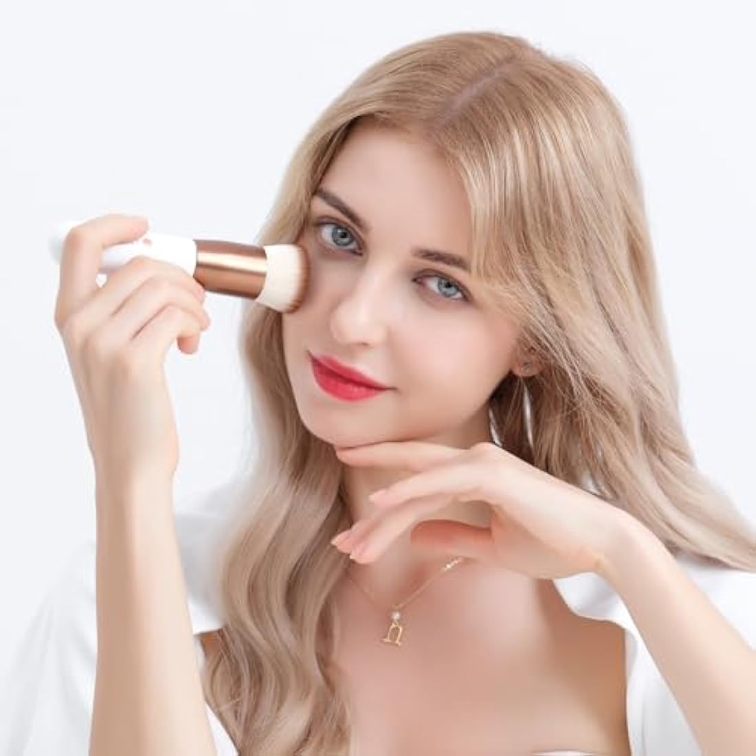 DUcare Kabuki Foundation Brush - Flat Top Synthetic Makeup Brush