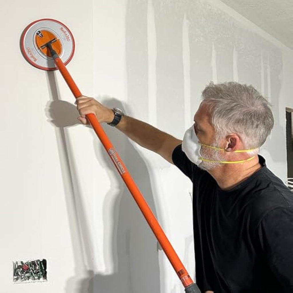Full Circle Radius 360 Round Drywall Pole Sander – 9-Inch Sanding Tool