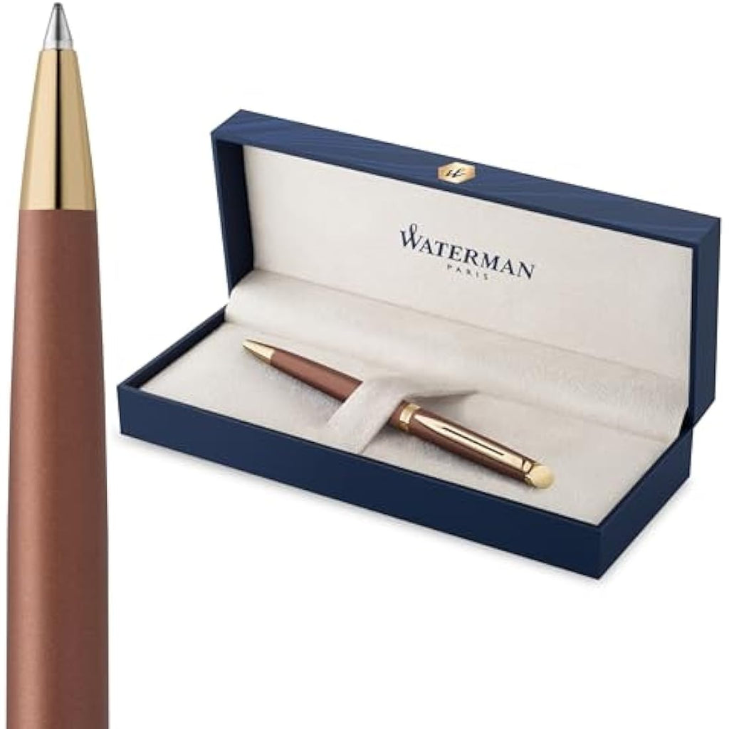Waterman Hémisphère Ballpoint Pen | Copper Red Medium Point Blue Ink