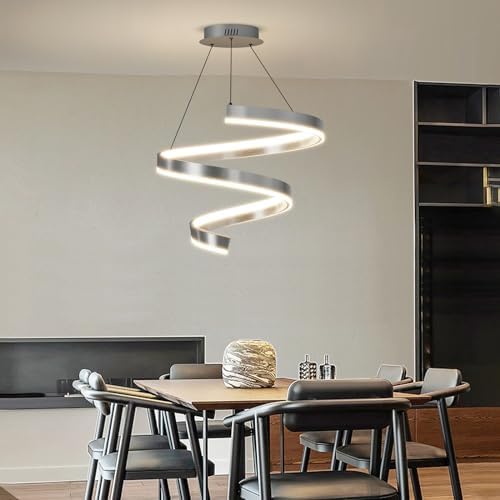 Jolof Store LED Ring Chandelier – Dimmable Modern Kitchen Island Pendant