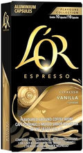 L'OR Espresso Vanilla Coffee Capsules - 100 Aluminium Pods Bulk Pack