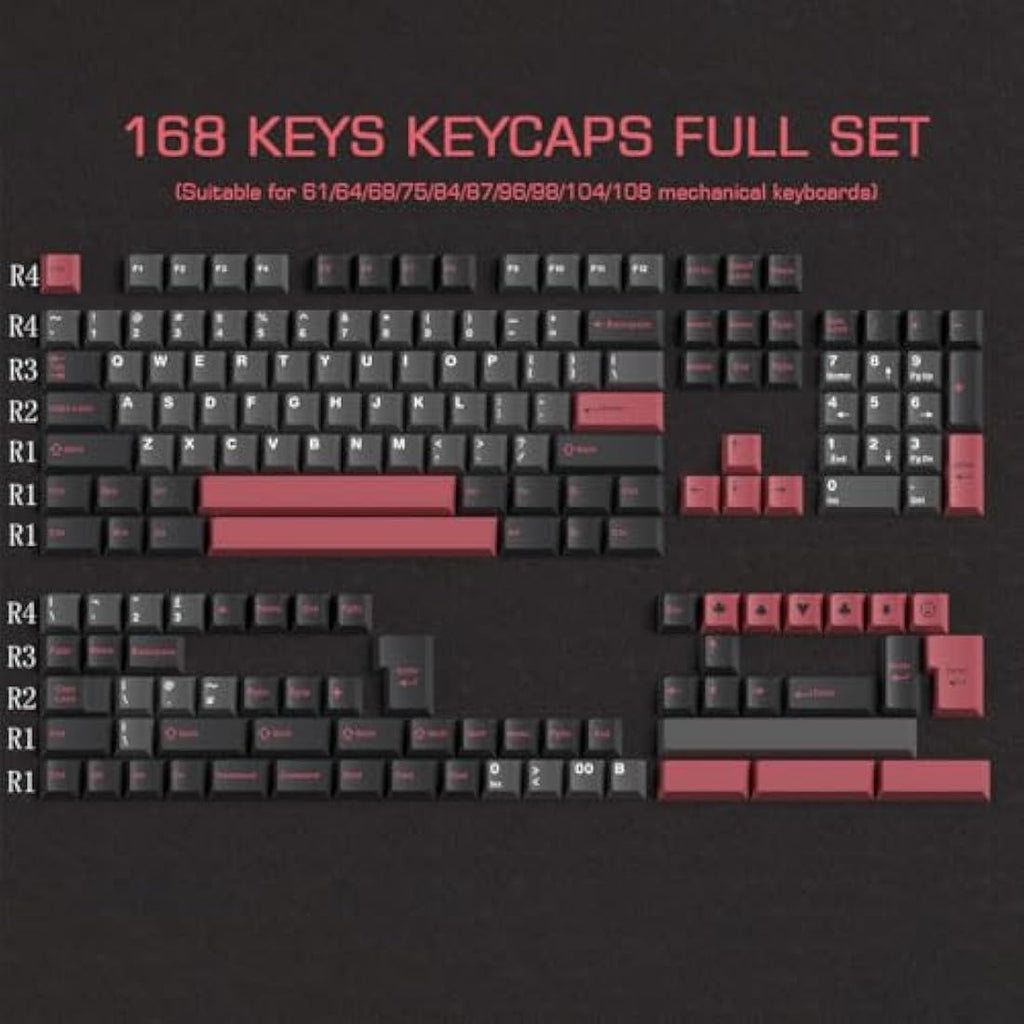Evil Dolch Keycaps | 170 Keys Double Shot ABS Cherry Profile